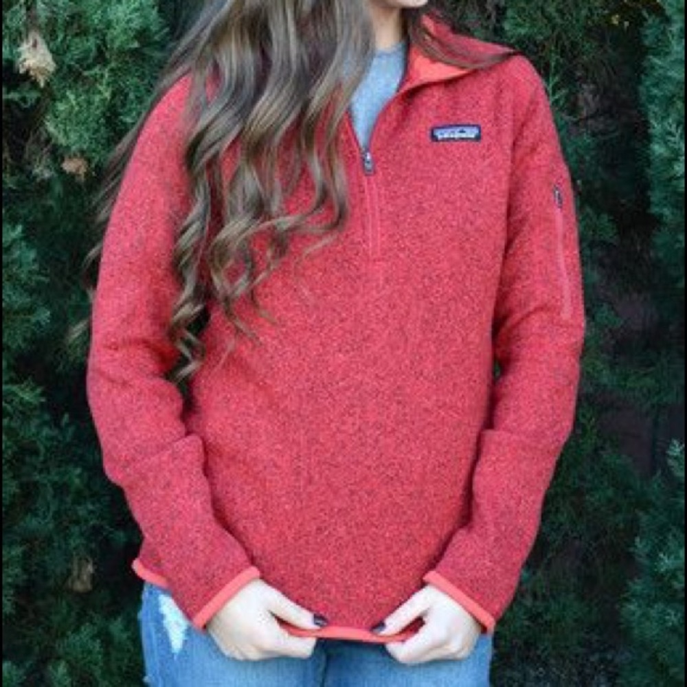 🍒Patagonia Women’s Red Better Sweater Zip🍒